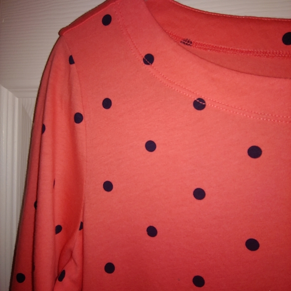 NWT Polka Dot three quarter sleeve top - Picture 4 of 6